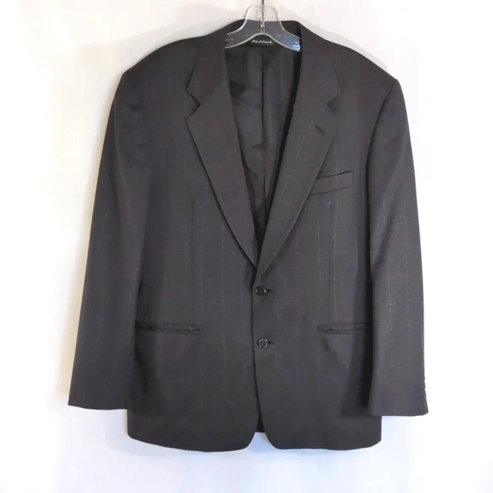 Alan Flusser Saks Fifth Ave Gray Men's Blazer Sports Jacket - 41 Regular